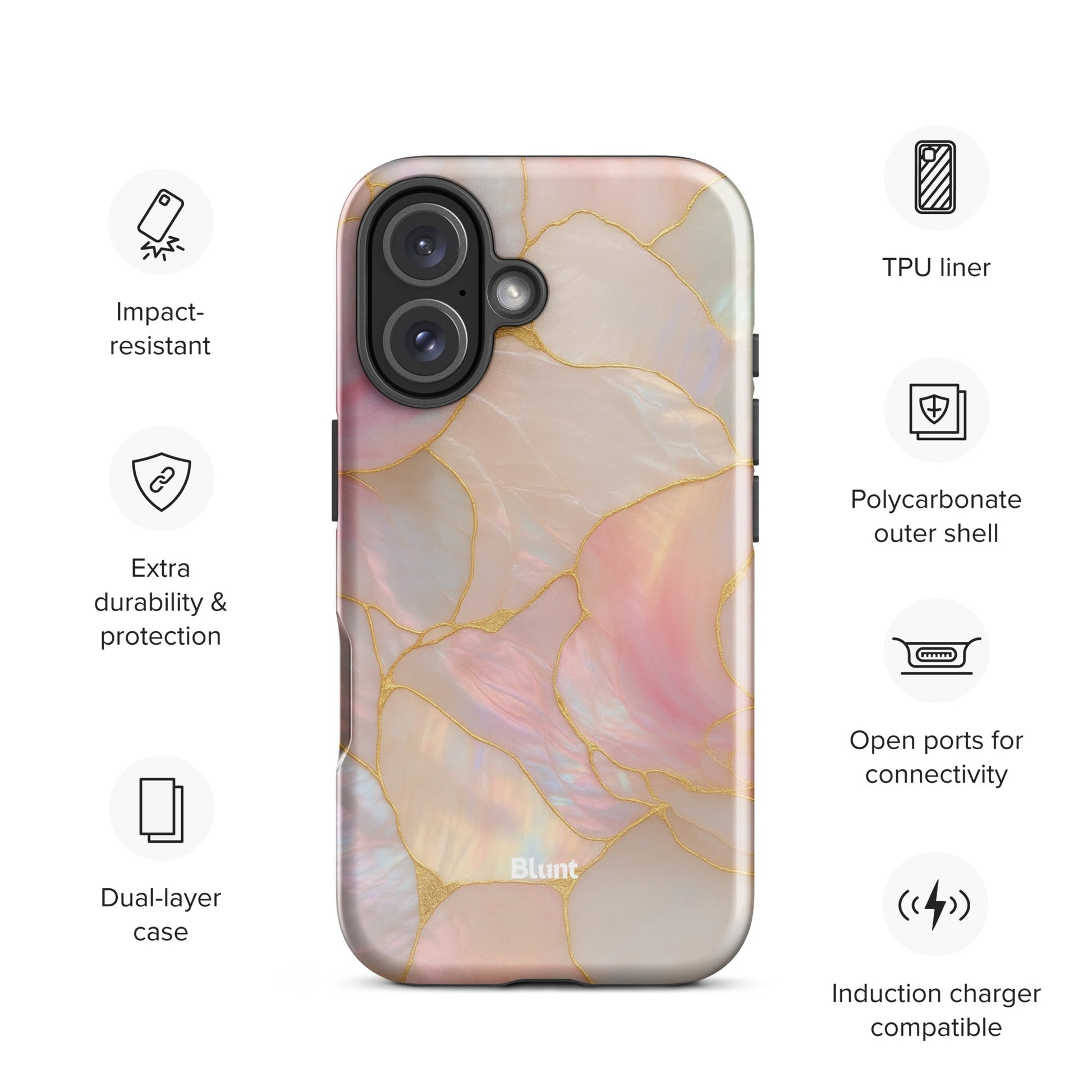 Rose Quartz iPhone Case - Blunt Cases