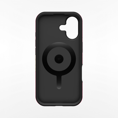 Pink Cheetah Cross iPhone Case