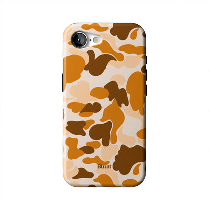 Orange-Camo-iphone-case-iPhone 17 E-1