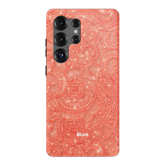 Coral-Glam-samsung-case-Galaxy S25 Ultra-1