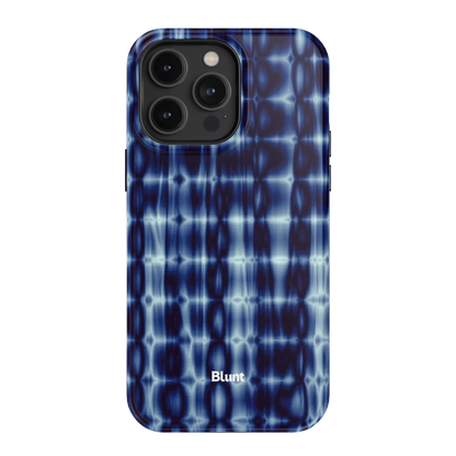 Blue Ripple iPhone Case