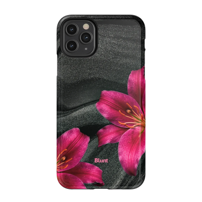 Midnight Petals iPhone Case
