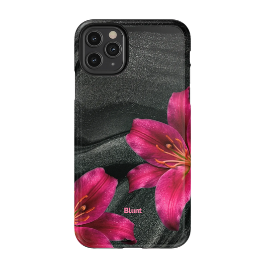 Midnight Petals iPhone Case
