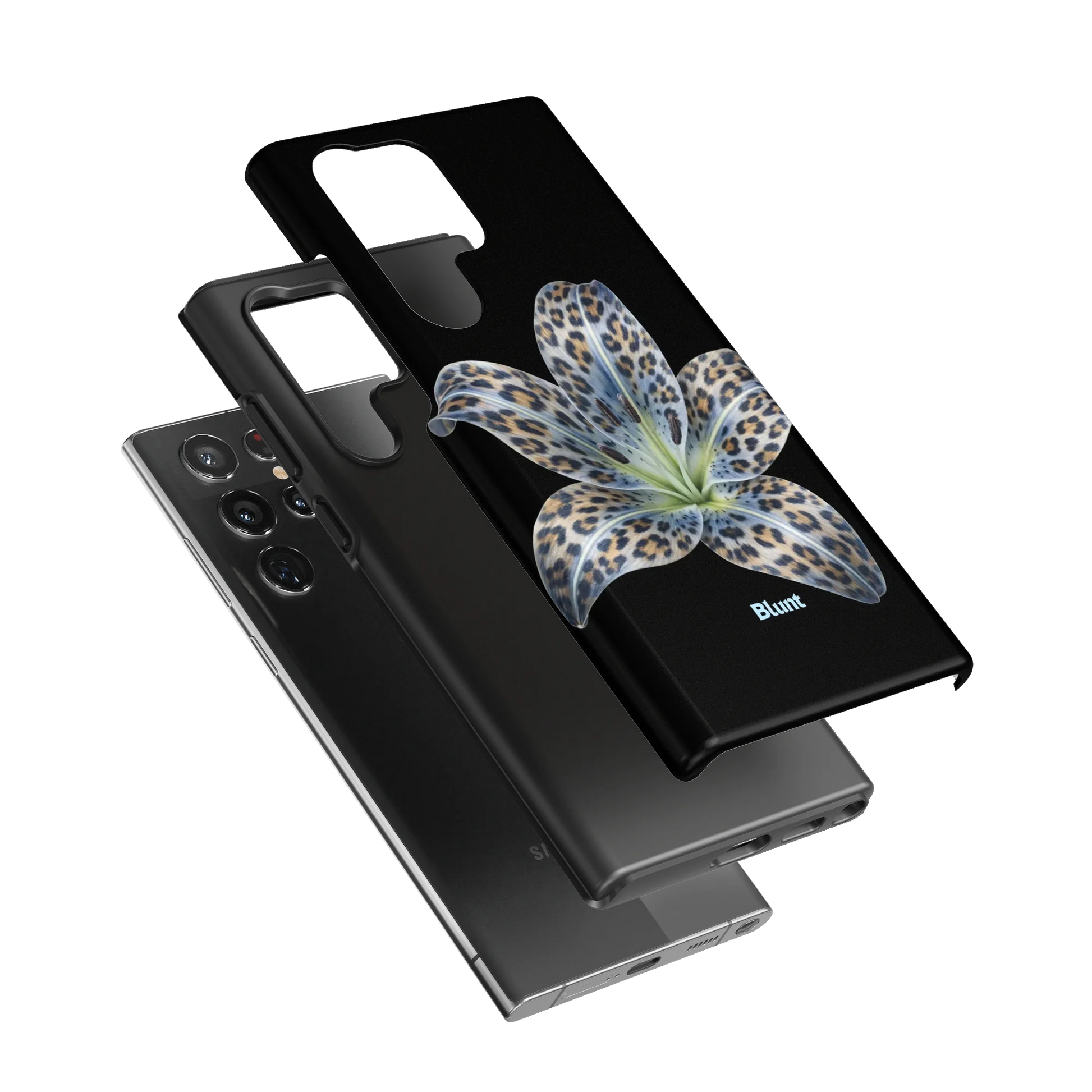 Blue-Leopard-Bloom-samsung-case-Galaxy S22 Ultra-3