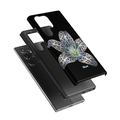 Blue-Leopard-Bloom-samsung-case-Galaxy S22 Ultra-3