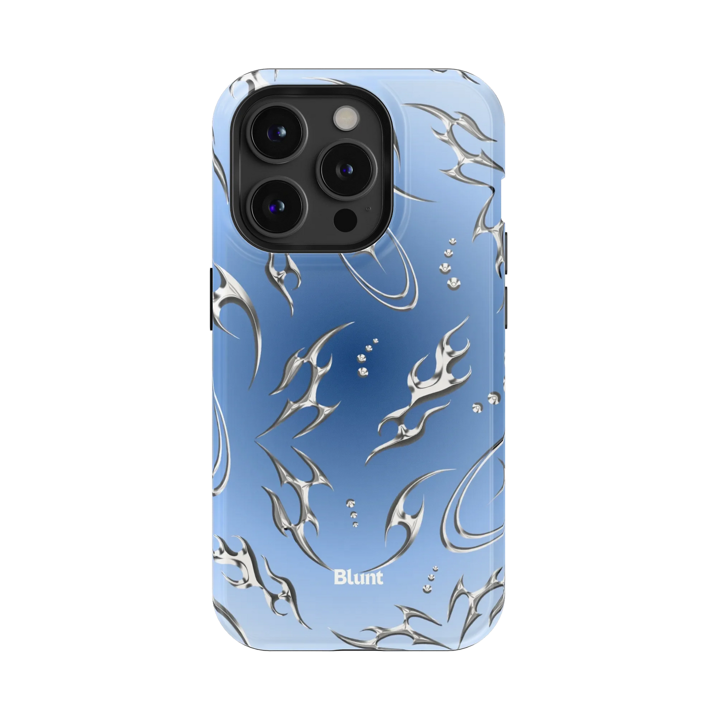 Blue Cyber iPhone Case