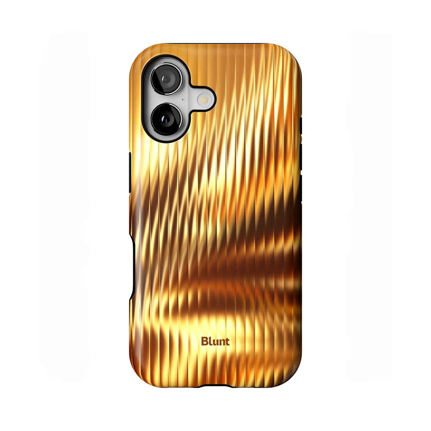Golden Ripple iPhone Case