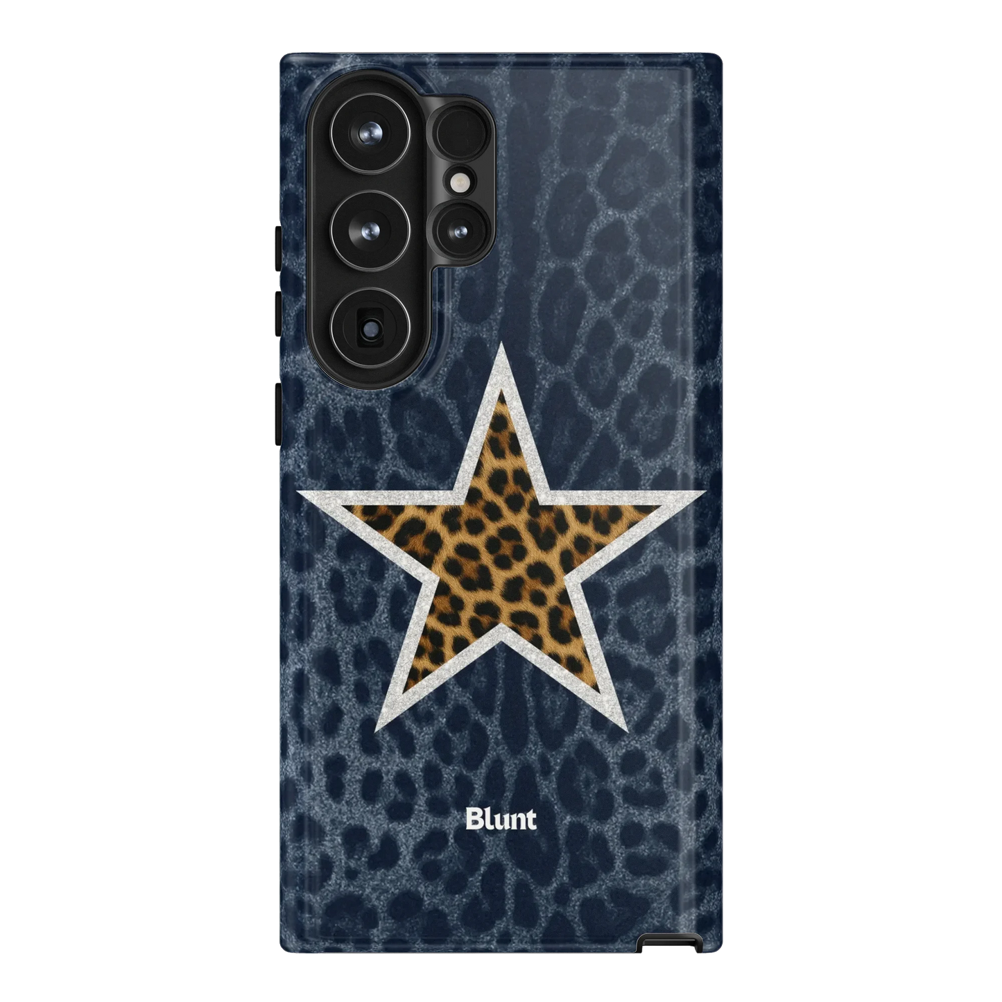 Denim Cheetah Star Samsung Case