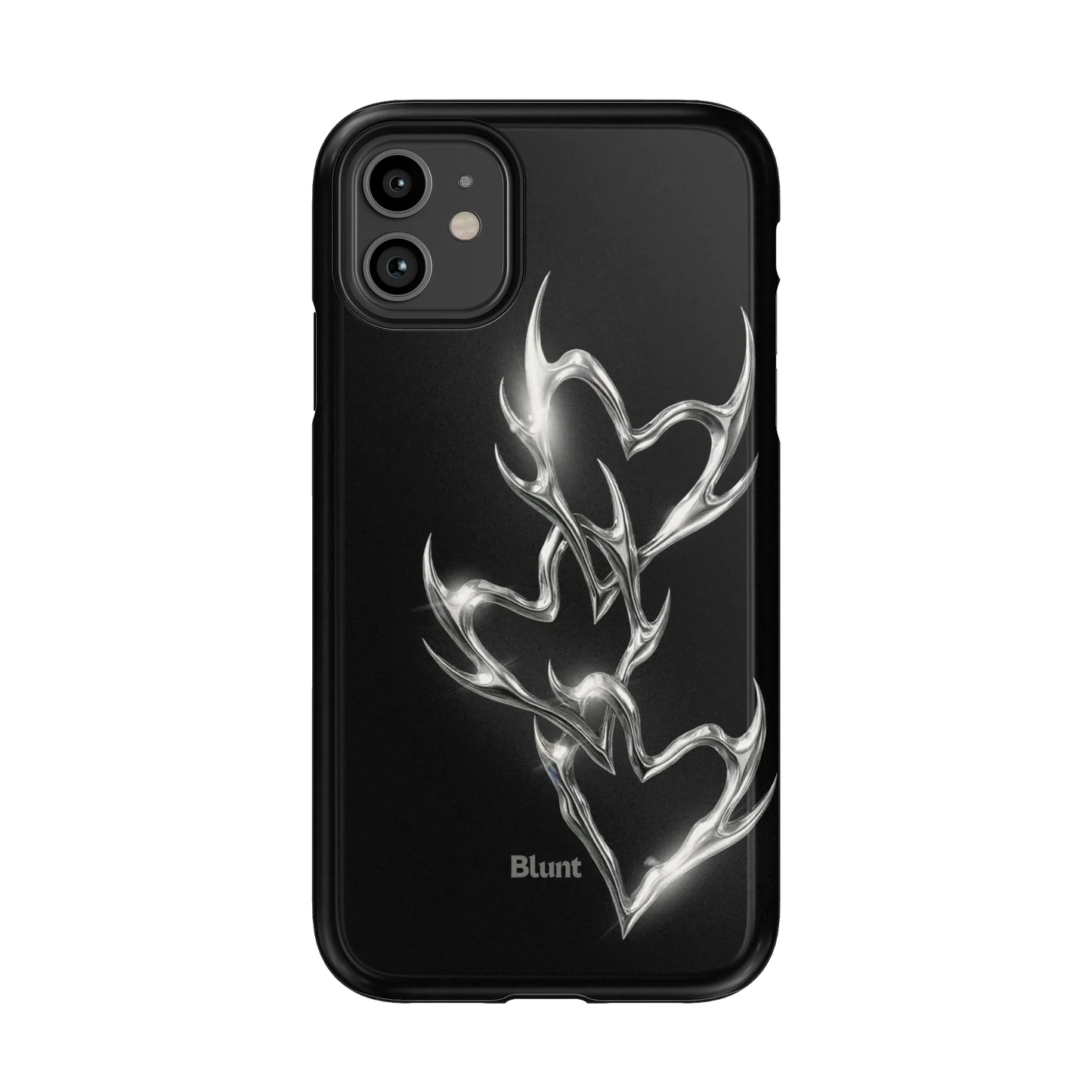 Chrome Flame iPhone Case