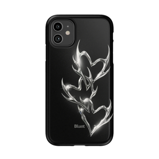 Chrome Flame iPhone Case