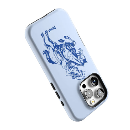 Blue-Lasso-Lady-iphone-case-iPhone 16 Pro-4