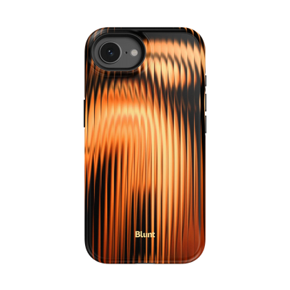 Copper Ripple iPhone Case