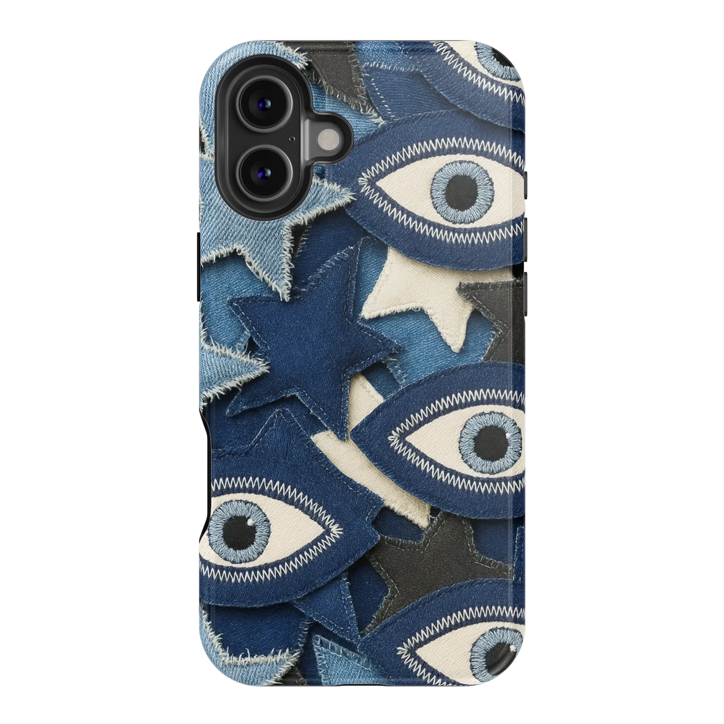 Evil Eye Denim iPhone Case