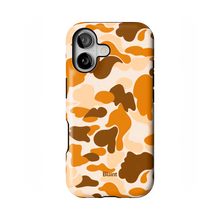 Orange Camo iPhone Case