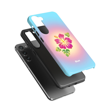 Hibiscus-Glow-samsung-case-Galaxy S23 Plus-3
