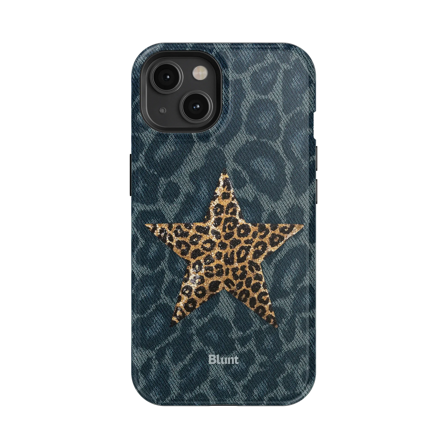 Denim Cheetah iPhone Case