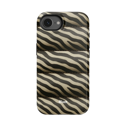 Zebra Puffer iPhone Case