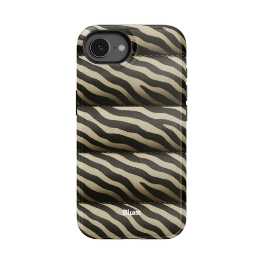Zebra Puffer iPhone Case