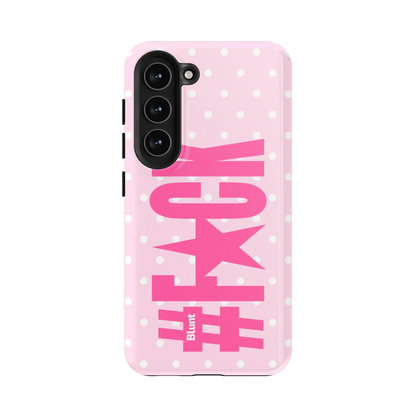 Pink Polka Riot Samsung Case