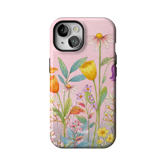 Pink-Meadow-iphone-case-iPhone 15-1
