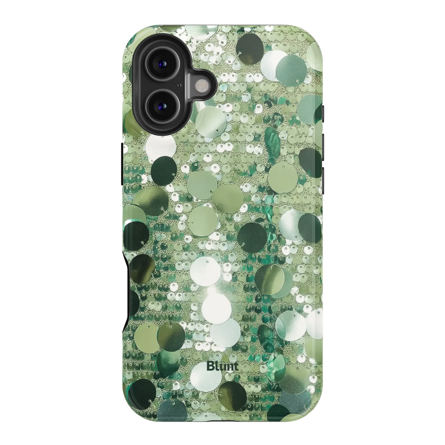 Sage Glitz iPhone Case