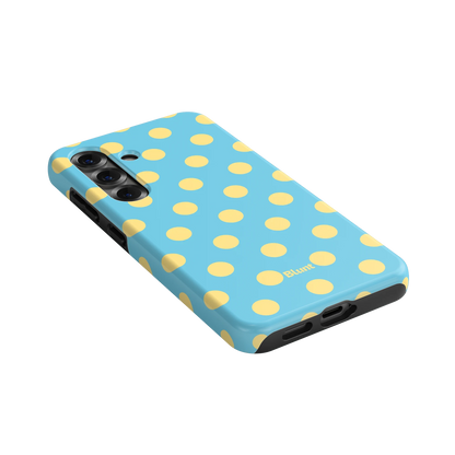 Blue Butter Polka Samsung Case