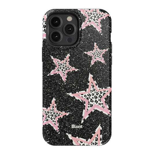 Pink Zebra Stars iPhone Case