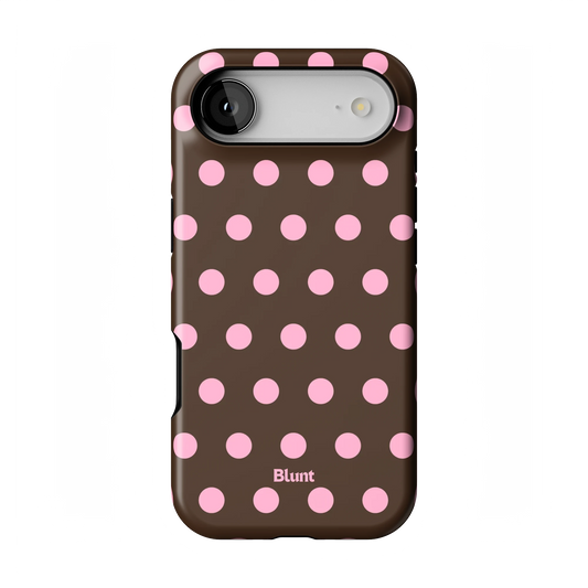 Chocolate Polka iPhone Case