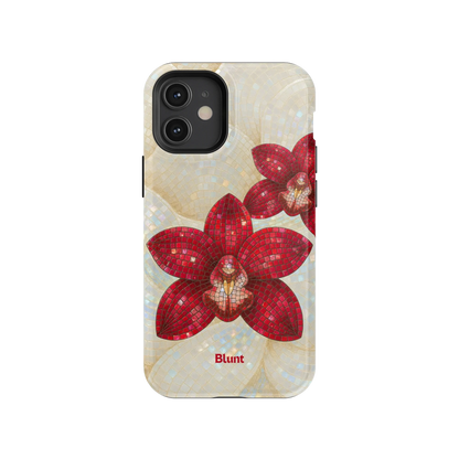 Crimson Orchid iPhone Case