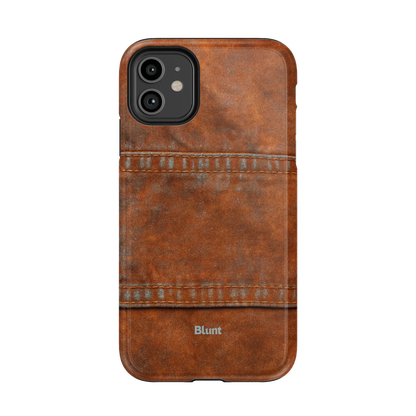Chocolate Denim iPhone Case