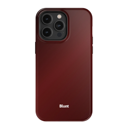 Oxblood iPhone Case
