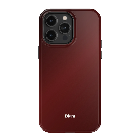Oxblood iPhone Case
