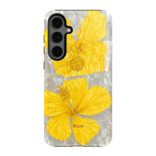 Yellow Coconut Bloom Samsung Case