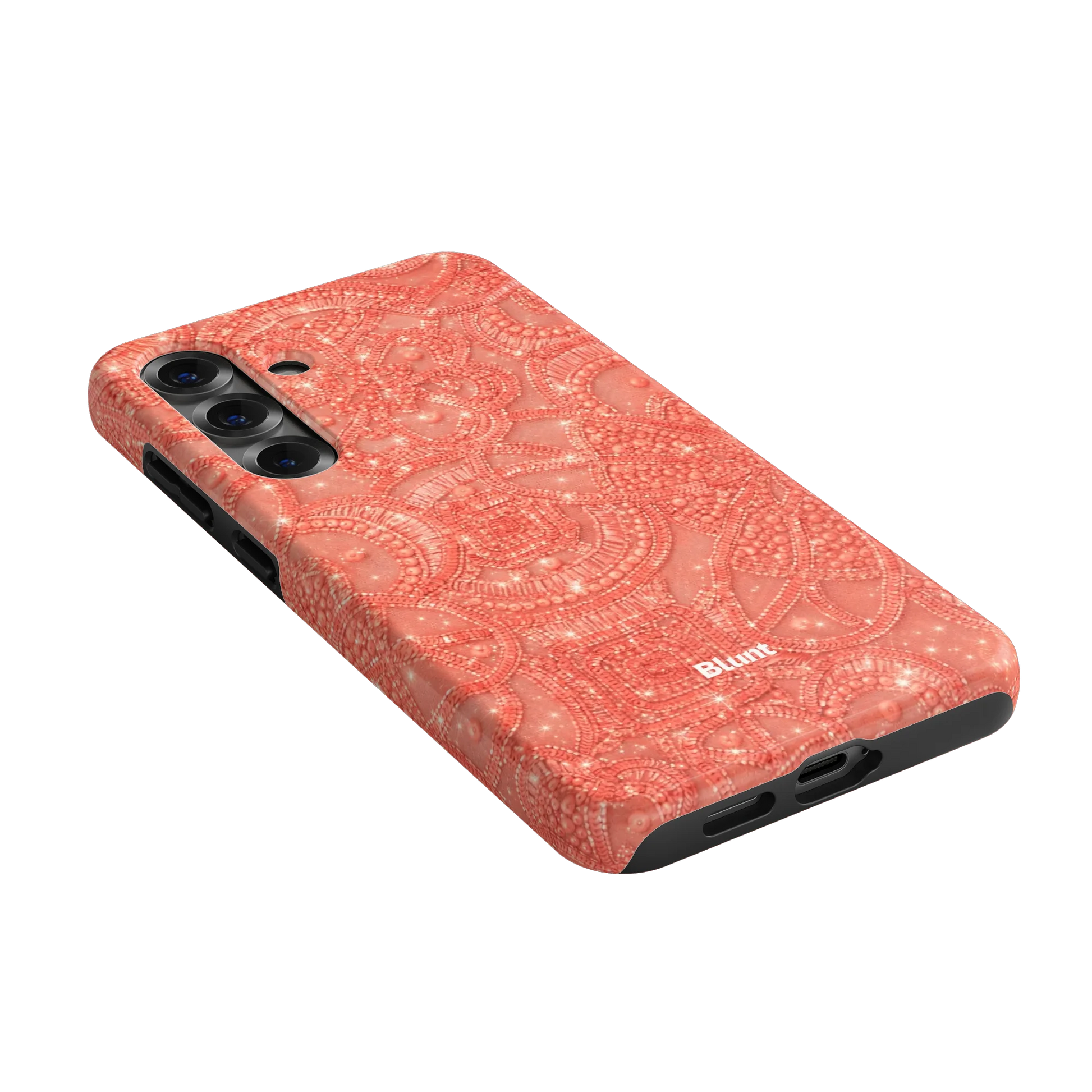 Coral-Glam-samsung-case-Galaxy S25 Plus-2