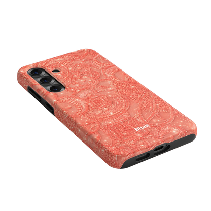 Coral-Glam-samsung-case-Galaxy S25 Plus-2