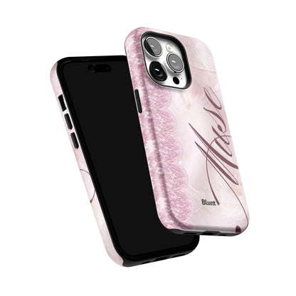 Blush-Laced-Muse-iphone-case-iPhone 14 Pro-5