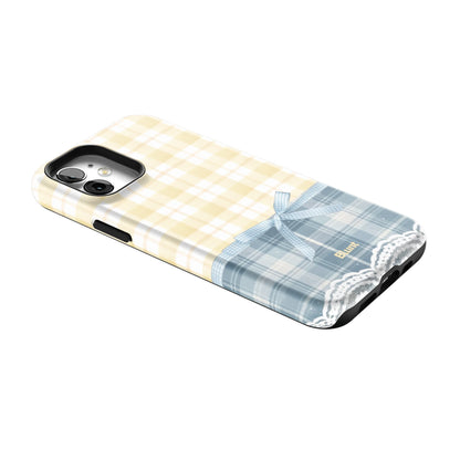 Blue-Lemonplaid-iphone-case-iPhone 12-2