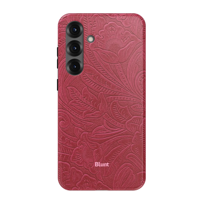 Mauve Leather Samsung Case