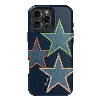 Neon Stars iPhone Case
