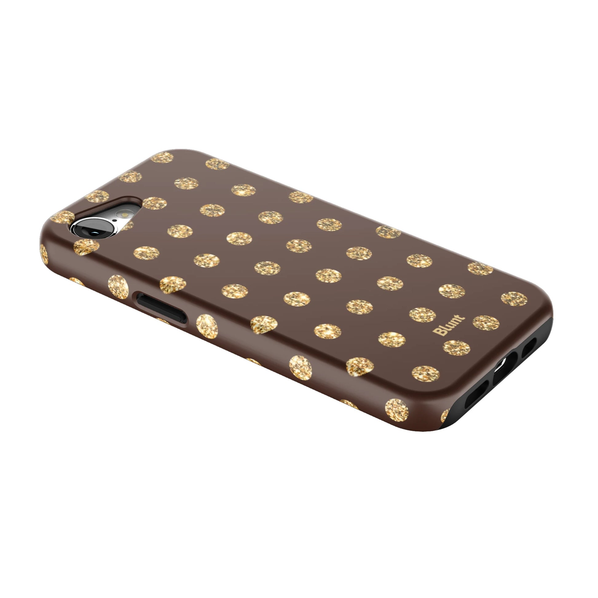 Gold-Polka-iphone-case-iPhone 17 E-2