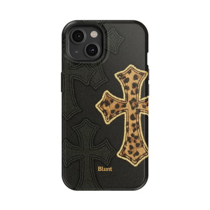 Cheetah Cross iPhone Case