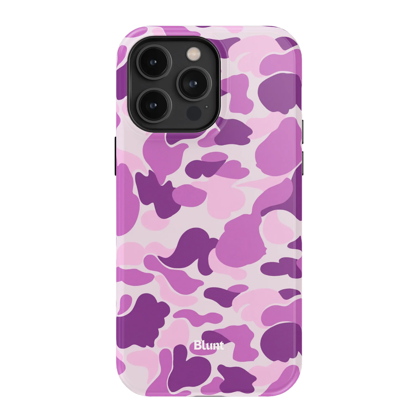 Purple Camo iPhone Case