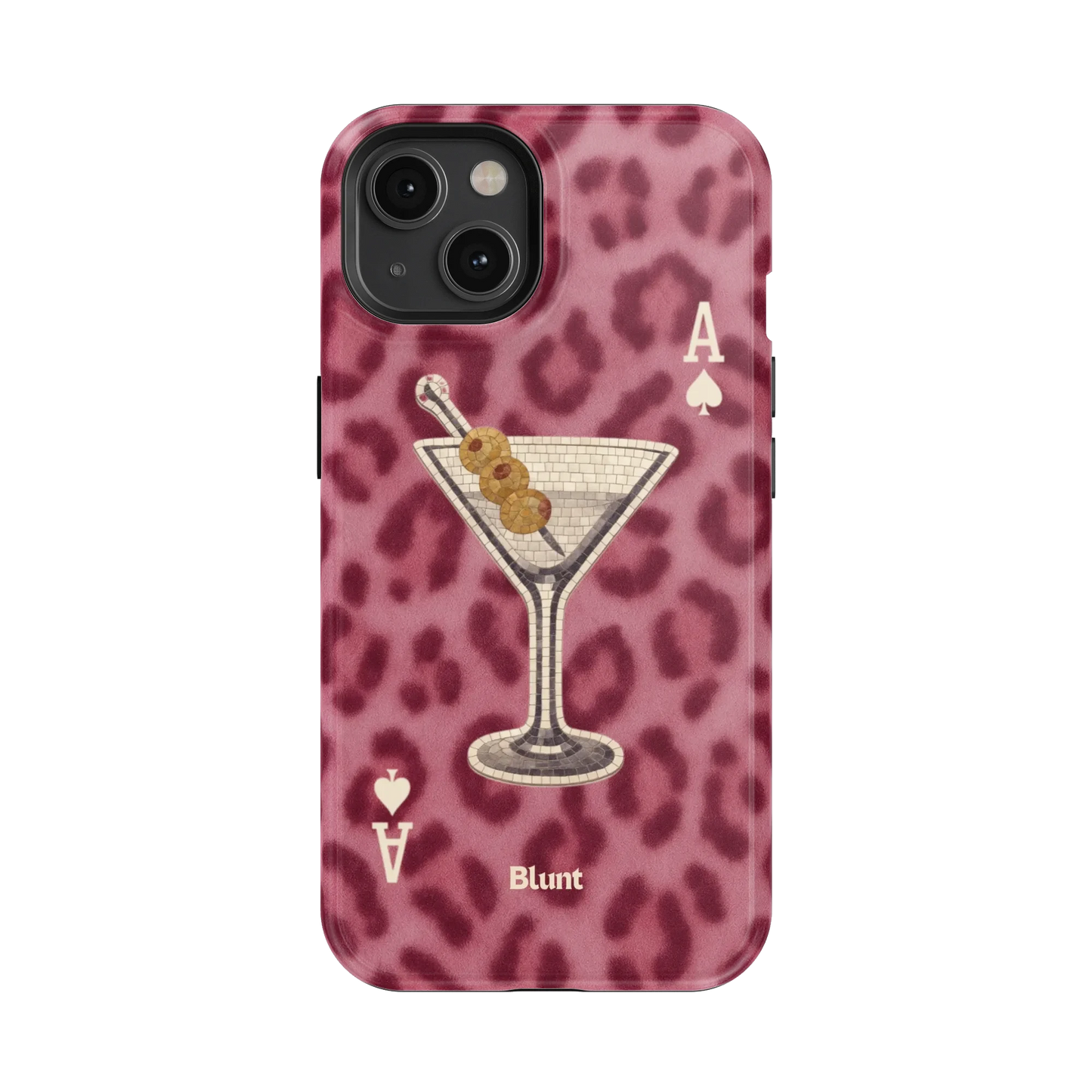 Pink Cheetah Dirty Martini iPhone Case