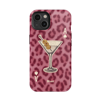 Pink Cheetah Dirty Martini iPhone Case