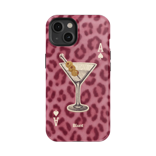 Pink Cheetah Dirty Martini iPhone Case