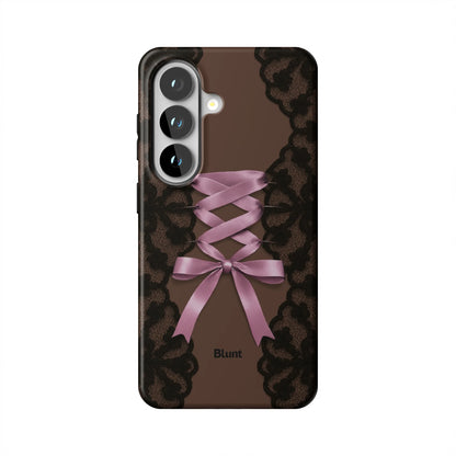Brown-Corset-samsung-case-Galaxy S26-1