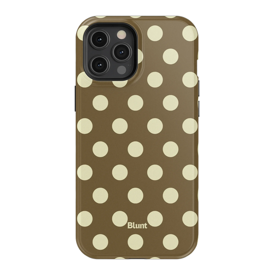 Toffee Cream Dot iPhone Case