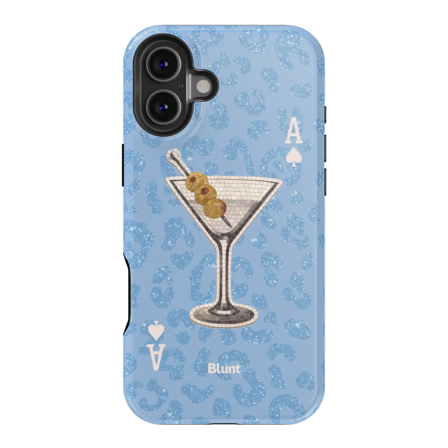 Blue Dirty Martini iPhone Case