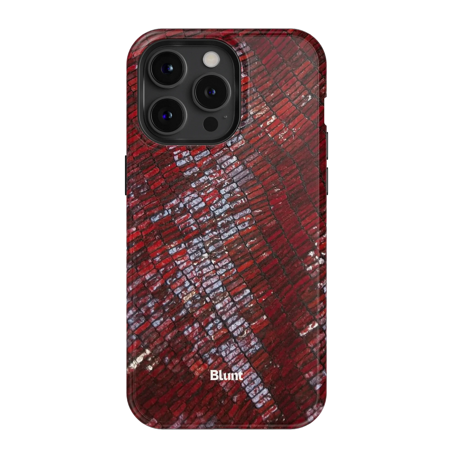 Crimson Scale iPhone Case