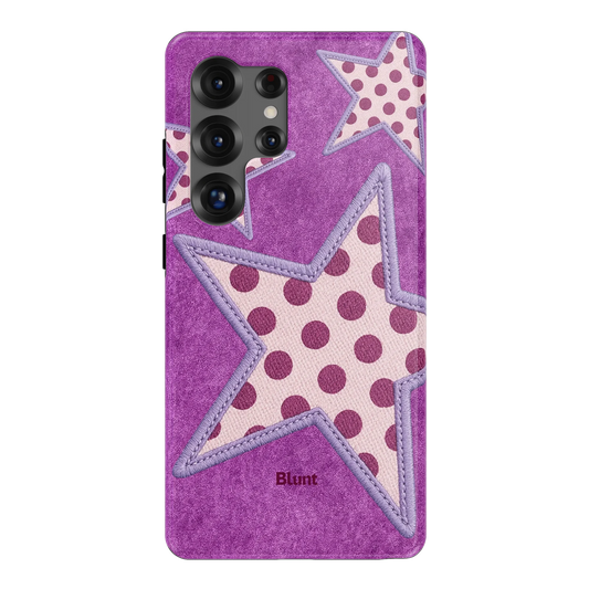 Lilac Crush Polka Star Samsung Case